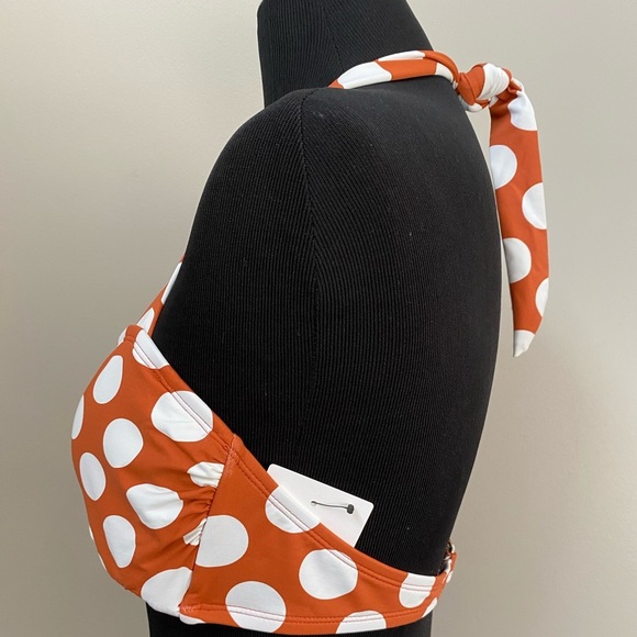 Gibson & Latimer Orange Polka Dot Swimsuit… - Picture 4 of 7